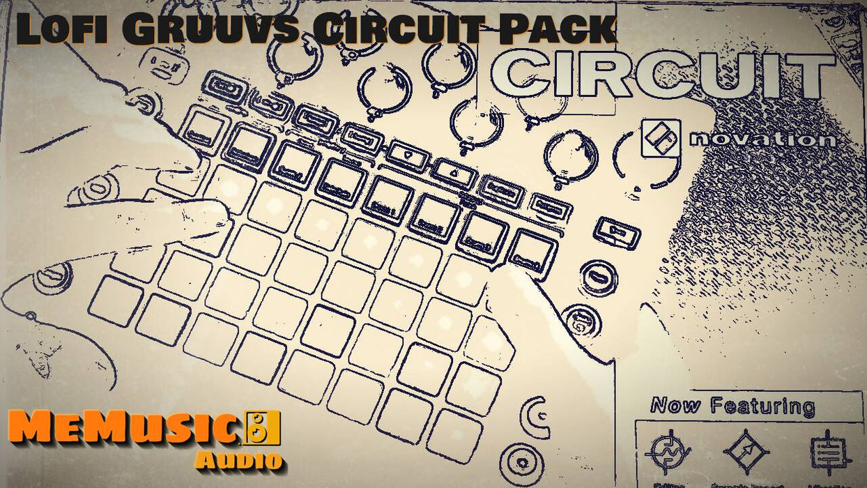 Novation Circuit - LoFi Gruuvs Circuit PACK