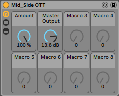 Mid/Side OTT Audio Effect Rack for Ableton - PausePlayRepeat