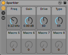 Sparkler Audio Effect Rack for Ableton Live 10.1 - PausePlayRepeat