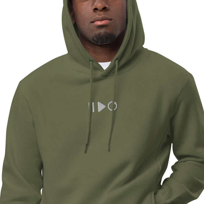 PausePlayRepeat Unisex Fashion Hoodie